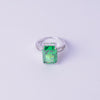Emerald Royale Solitaire Ring