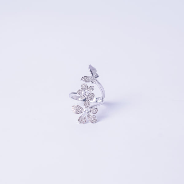 Enchanted Butterfly Bloom Ring