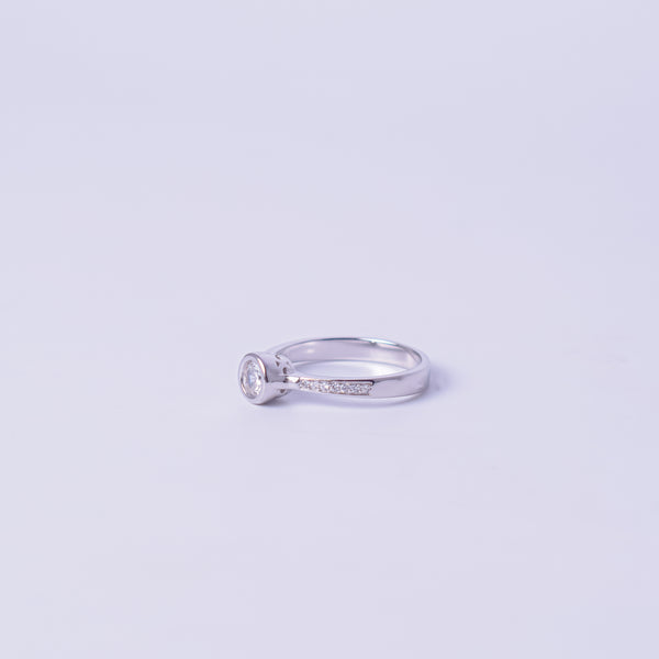 Eternal Glow Solitaire Ring