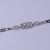 Regal Leaf Frame Silver Mangalsutra Bracelet