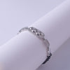 Regal Leaf Frame Silver Mangalsutra Bracelet