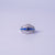 Royal Sapphire Cascade Statement Ring