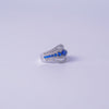 Royal Sapphire Cascade Statement Ring