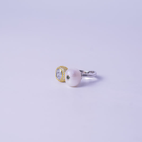 Pearl Glow Dual Elegance Ring