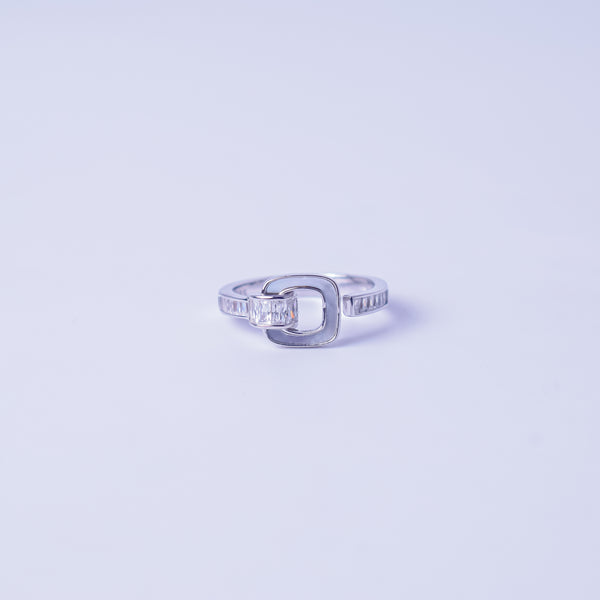 Celeste Geometric Spark Ring