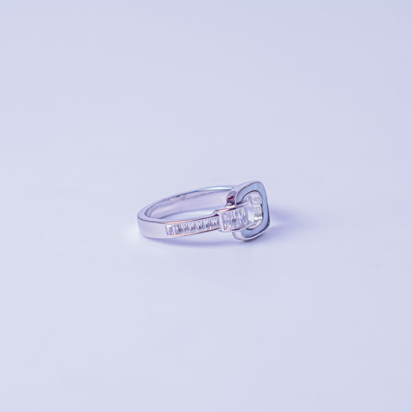 Celeste Geometric Spark Ring