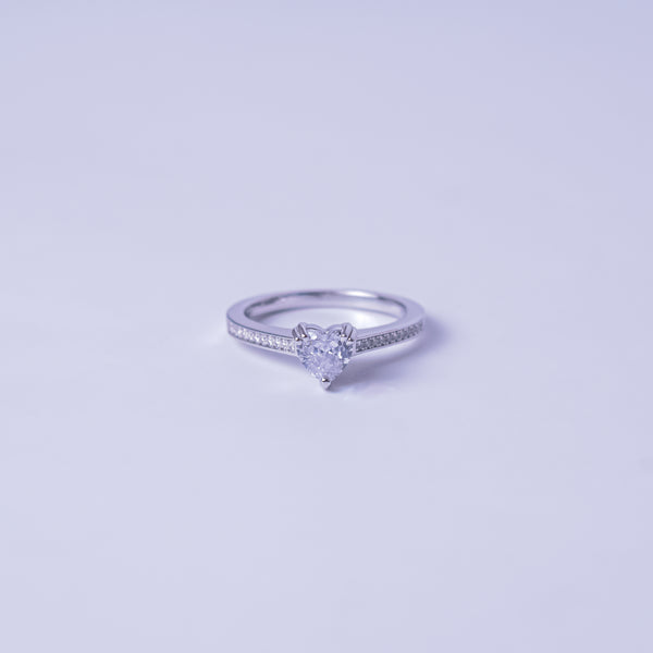 Eternal Heart Solitaire Ring