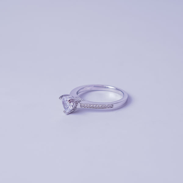 Eternal Heart Solitaire Ring