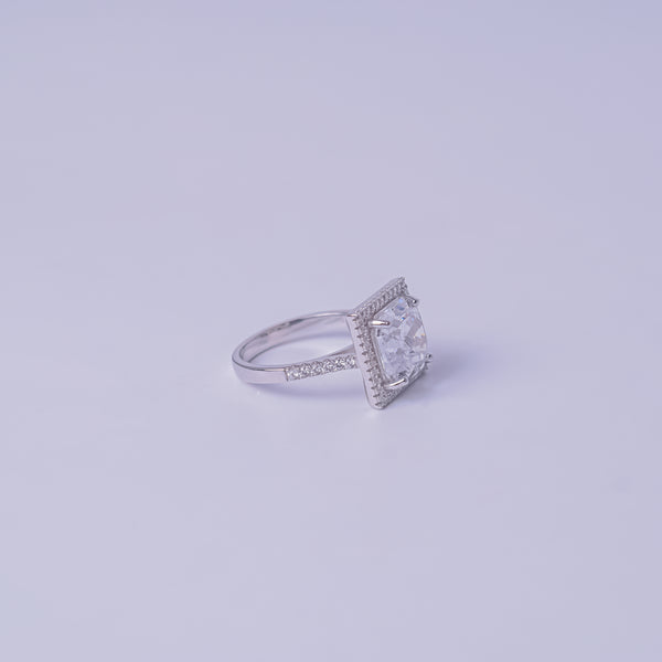 Royal Radiance Halo Ring
