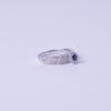 Midnight Bloom Sapphire Ring