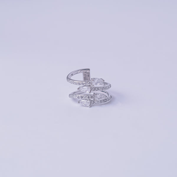 Celestial Dewdrop Wrap Ring