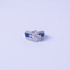 Midnight Blossom Statement Ring