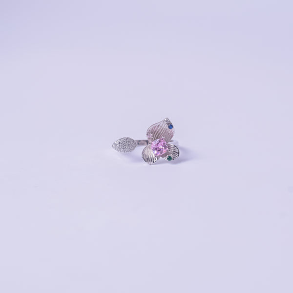 Enchanted Bloom Adjustable Floral Ring