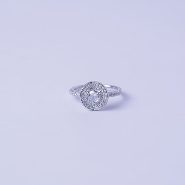 Celestial Halo Spark Ring