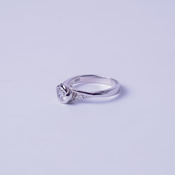 Eternal Glow Solitaire Ring