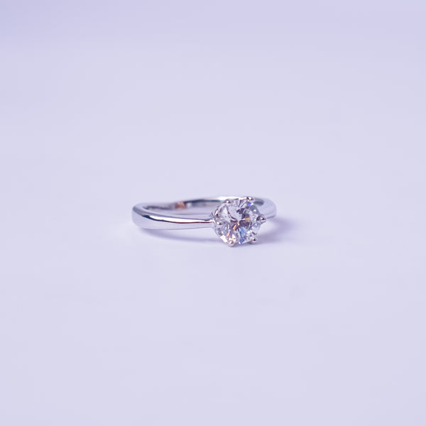 Timeless Grace Solitaire Ring