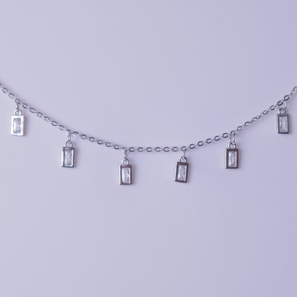 Celeste Crystal Drop Necklace & Earrings Set