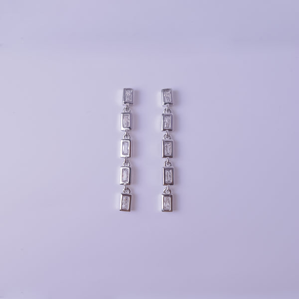 Celeste Crystal Drop Necklace & Earrings Set