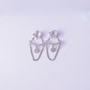 Celestial Chain Drape Stud Earrings