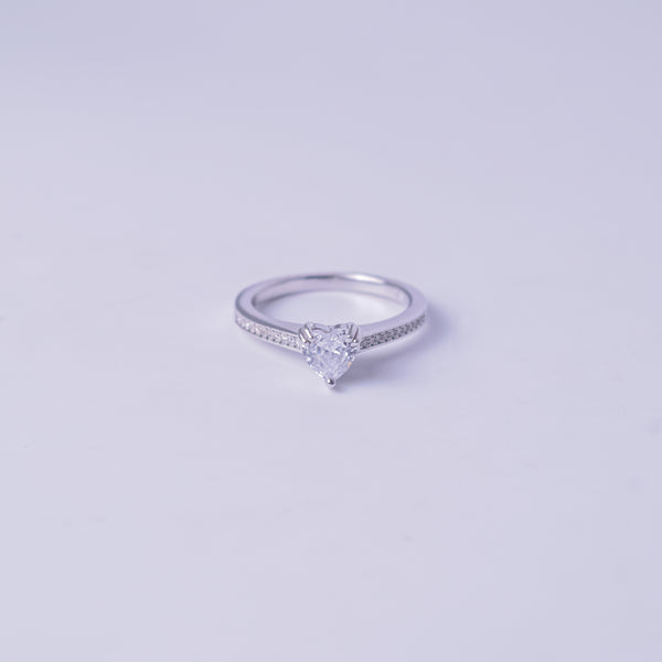 Eternal Heart Spark Solitaire Ring