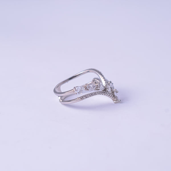Celestial Vine Dual Band Ring