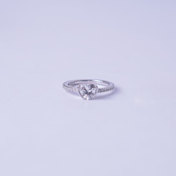 Eternal Heart Solitaire Ring