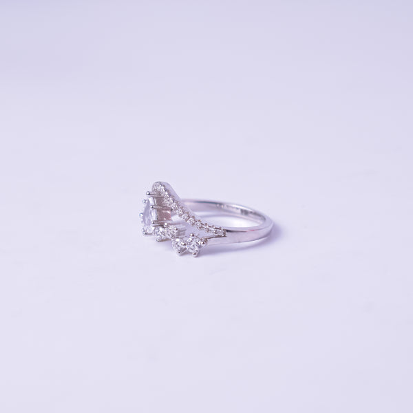 Celestial Grace Crown Ring
