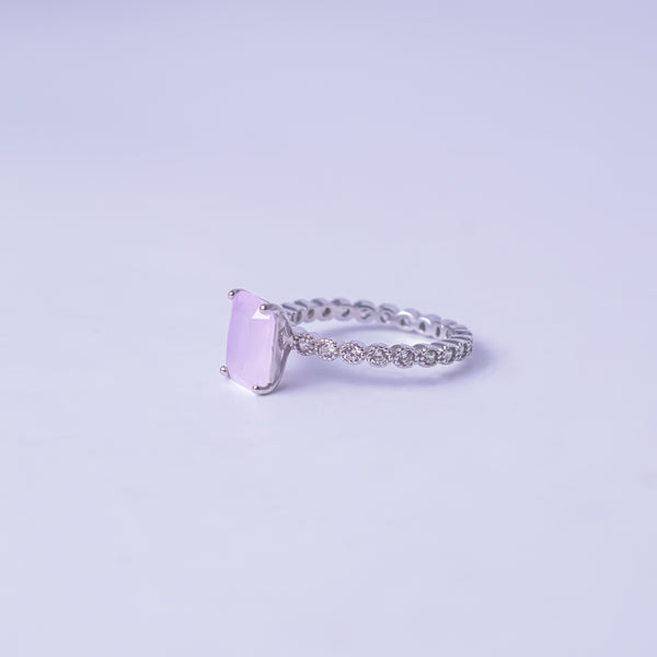 Blush Radiance Cocktail Ring