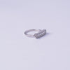 Radiant Lineage Crystal Bar Ring